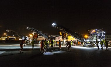 Lavori Pista Aeroporto di Bologna - Sintexcal SPA